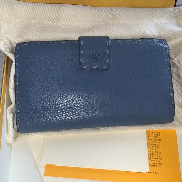 Fendi Selleria long wallet leather - Picture 2 of 6